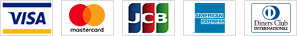 VISA / MasterCard / JCB / American Express / Diners Club